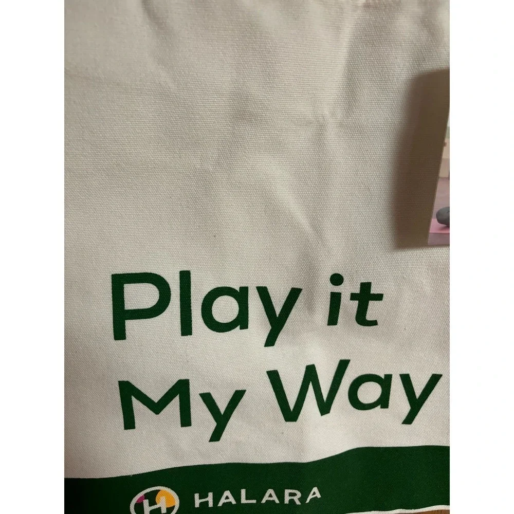 Halara Play it My Way Canvas Tote Brand New‎ With Tag